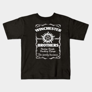 Winchester brothers since 1983 Kids T-Shirt